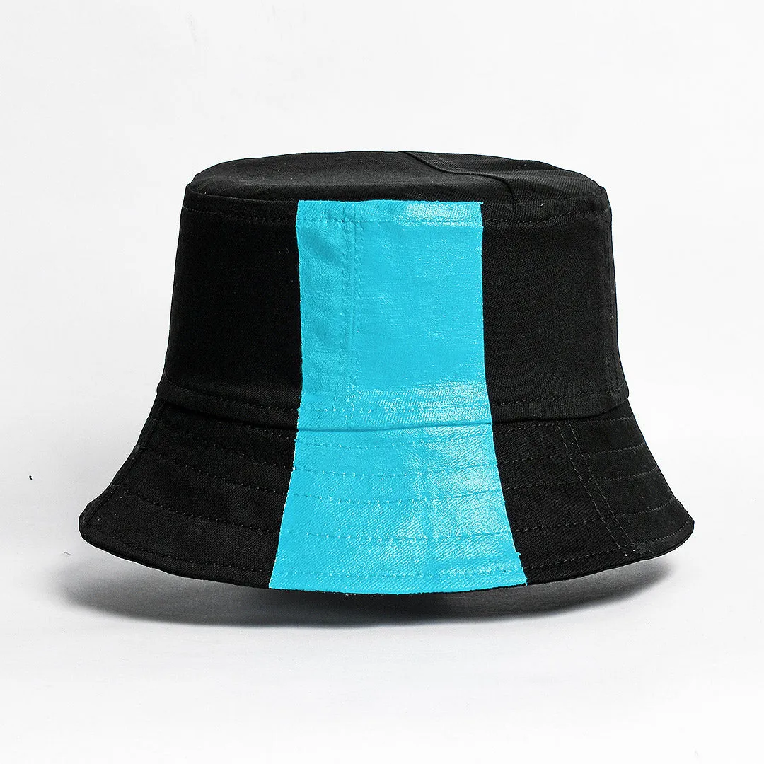 Mursaki Denim Bucket Hat - The Mursaki Stripe (Black/Onyx)