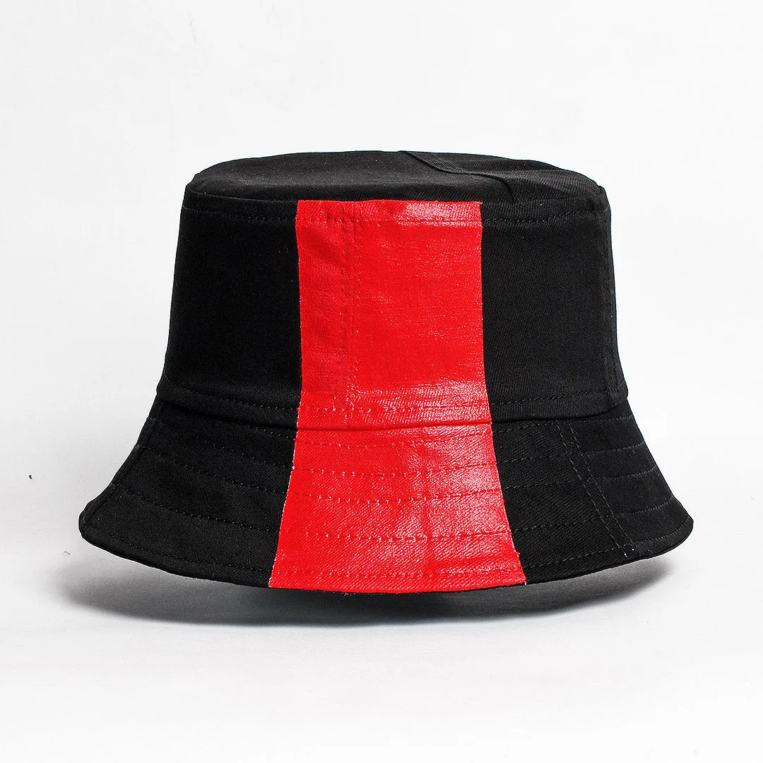 Mursaki Denim Bucket Hat - The Mursaki Stripe (Black/Onyx)