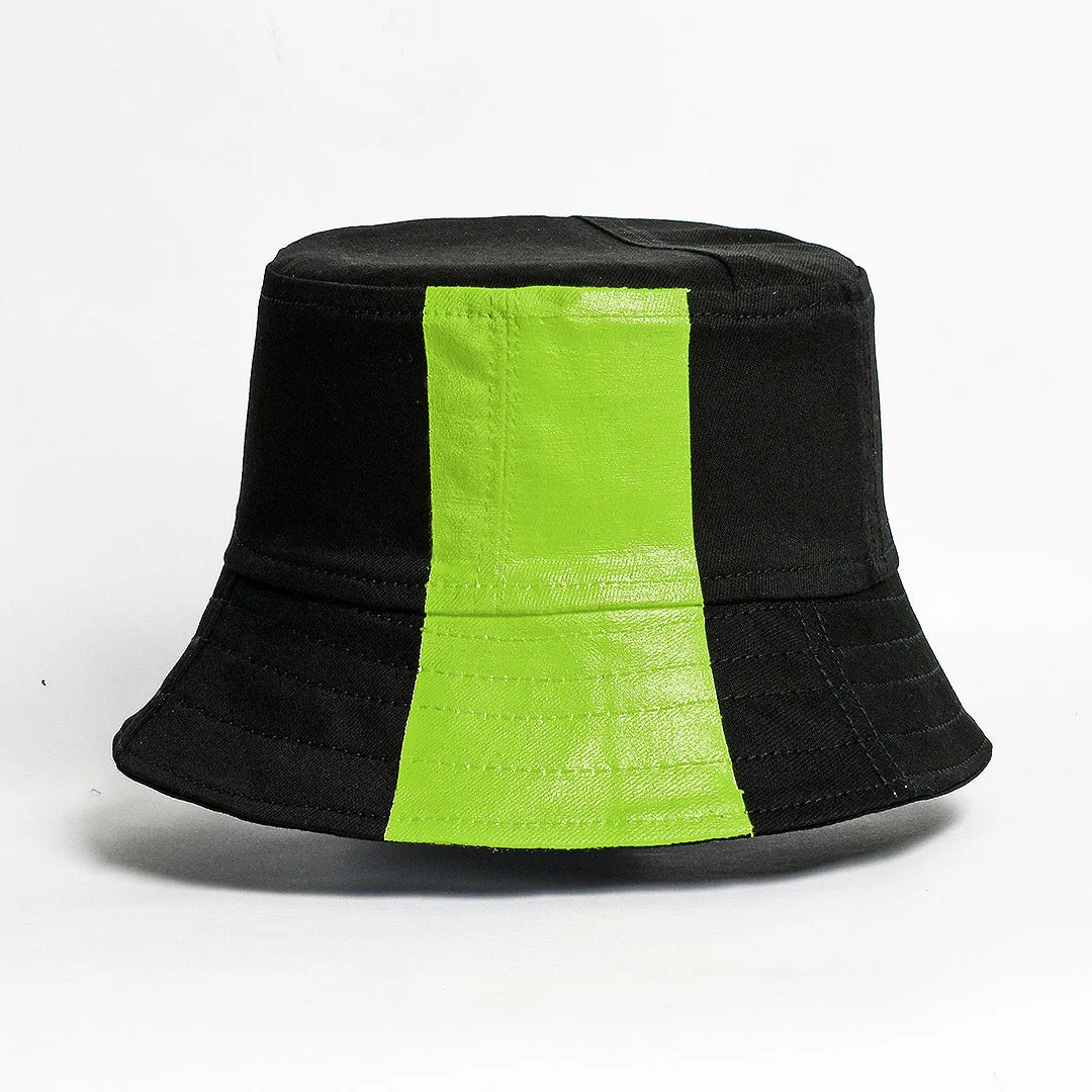 Mursaki Denim Bucket Hat - The Mursaki Stripe (Black/Onyx)