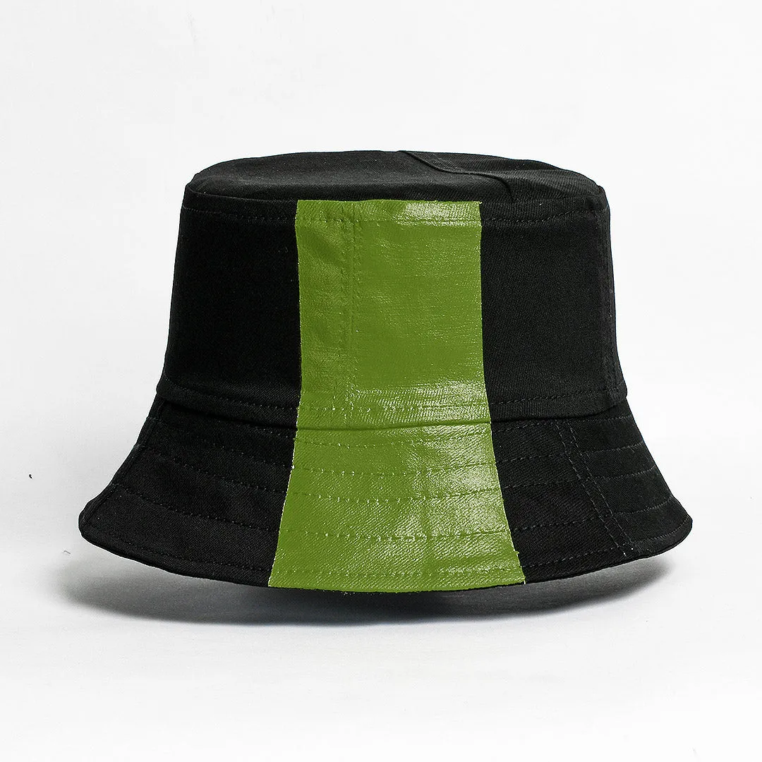 Mursaki Denim Bucket Hat - The Mursaki Stripe (Black/Onyx)
