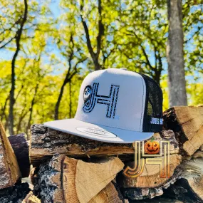 October Collection Jobes Hats Trucker cap - Silver/Black Halloween Ghost