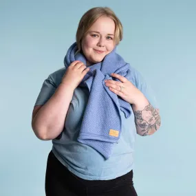PARKSVILLE 100% Organic Merino Wool Scarf (13.8" x 88.6”) (Unisex) (No Elastic, No Polyester, No polyamide, No Acrylic, No Synthetics) (100% Biodegradable)