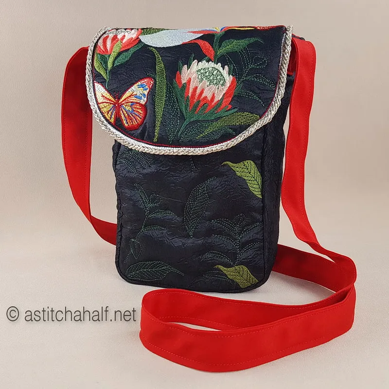 Proteas at full Moon Satchel Bag
