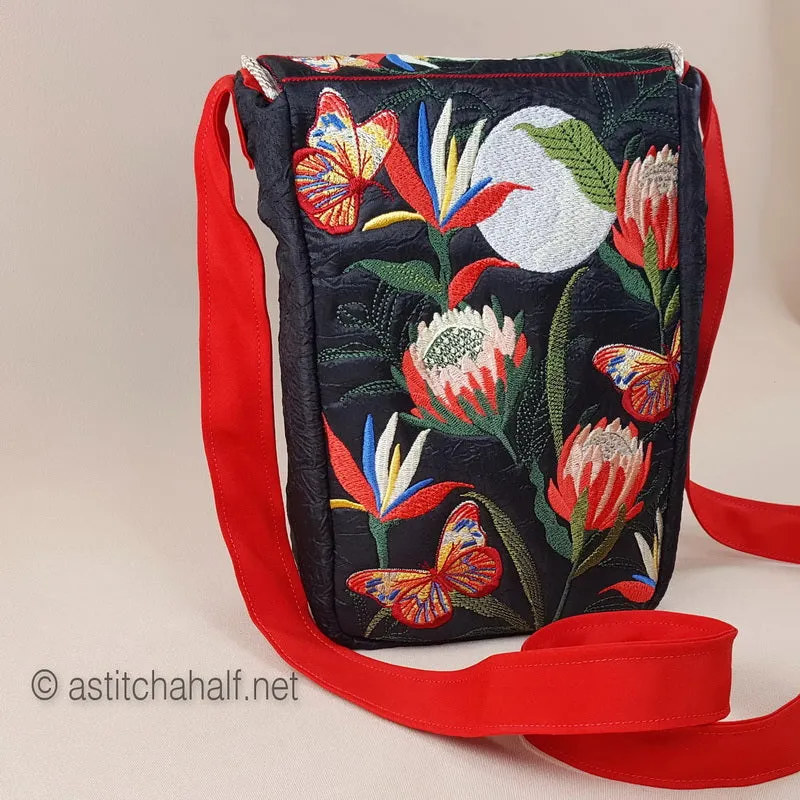 Proteas at full Moon Satchel Bag
