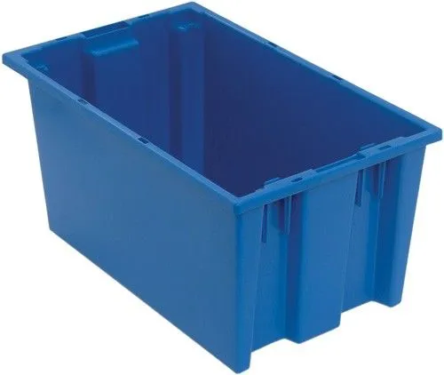 Quantum SNT185 Stack & Nest Totes, 11" x 18" x 9"