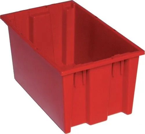 Quantum SNT185 Stack & Nest Totes, 11" x 18" x 9"