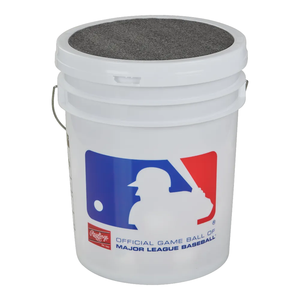 RawlIngs 24 ROLB1X Baseballs With Bucket
