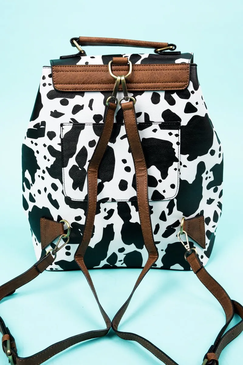 SALE! NGIL Deja Moo Faux Leather Haley Satchel Backpack