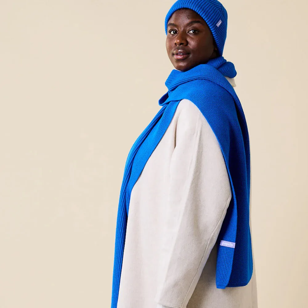 Scarves made of Merino Wool - Night Blue