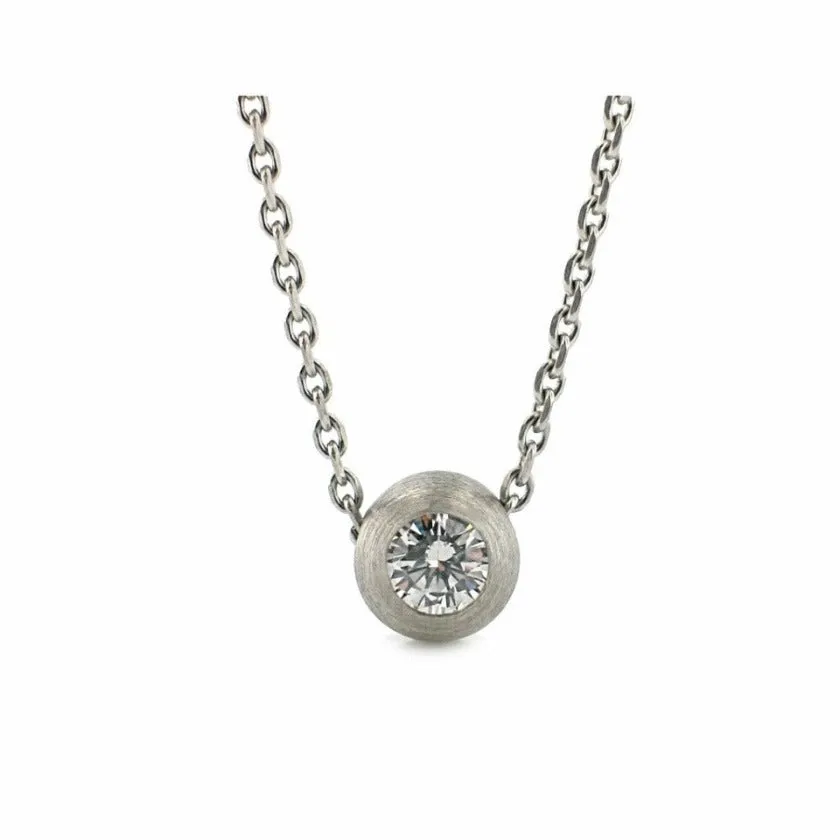 Series 12 | Duality Pendant, Reversible, Pt.   Diamond, Sapphire (LG)
