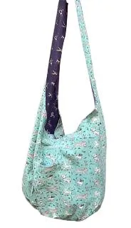 Sling Bag - Dogs - Cotton Reversible