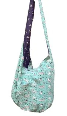 Sling Bag - Dogs - Cotton Reversible