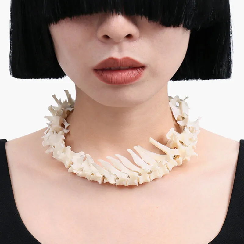 Spine Backbone Necklace Dethereal Aesthetic