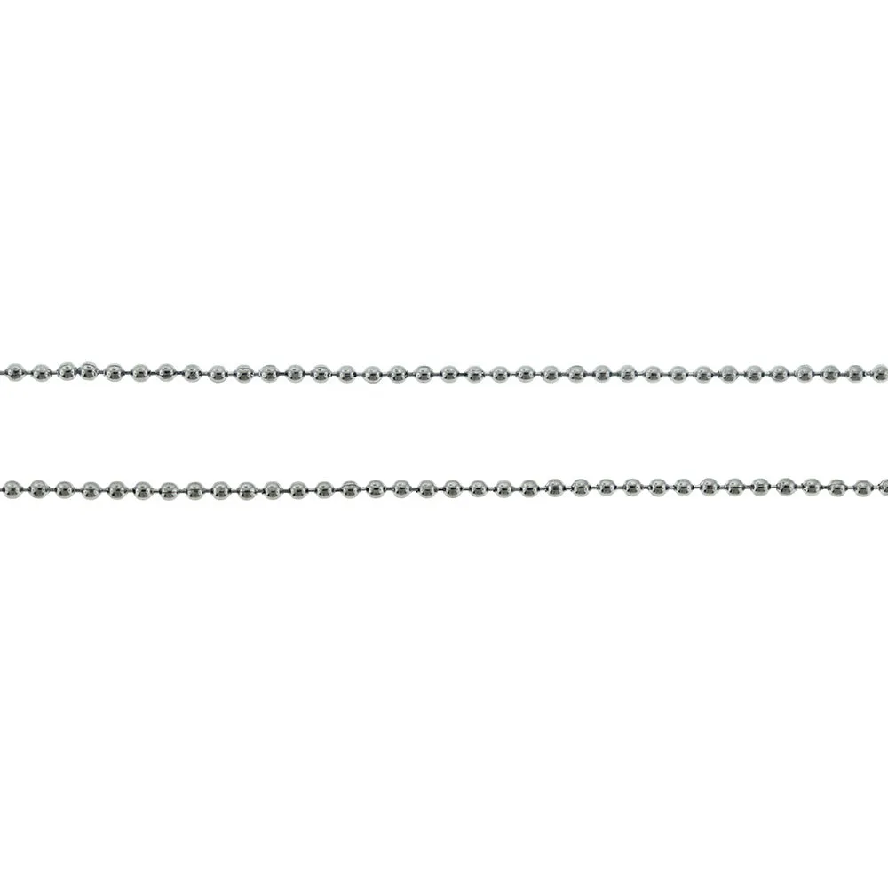 Stainless Steel Ball Chain Necklaces 31.5" - 1.6mm - 5 Necklaces - FD995