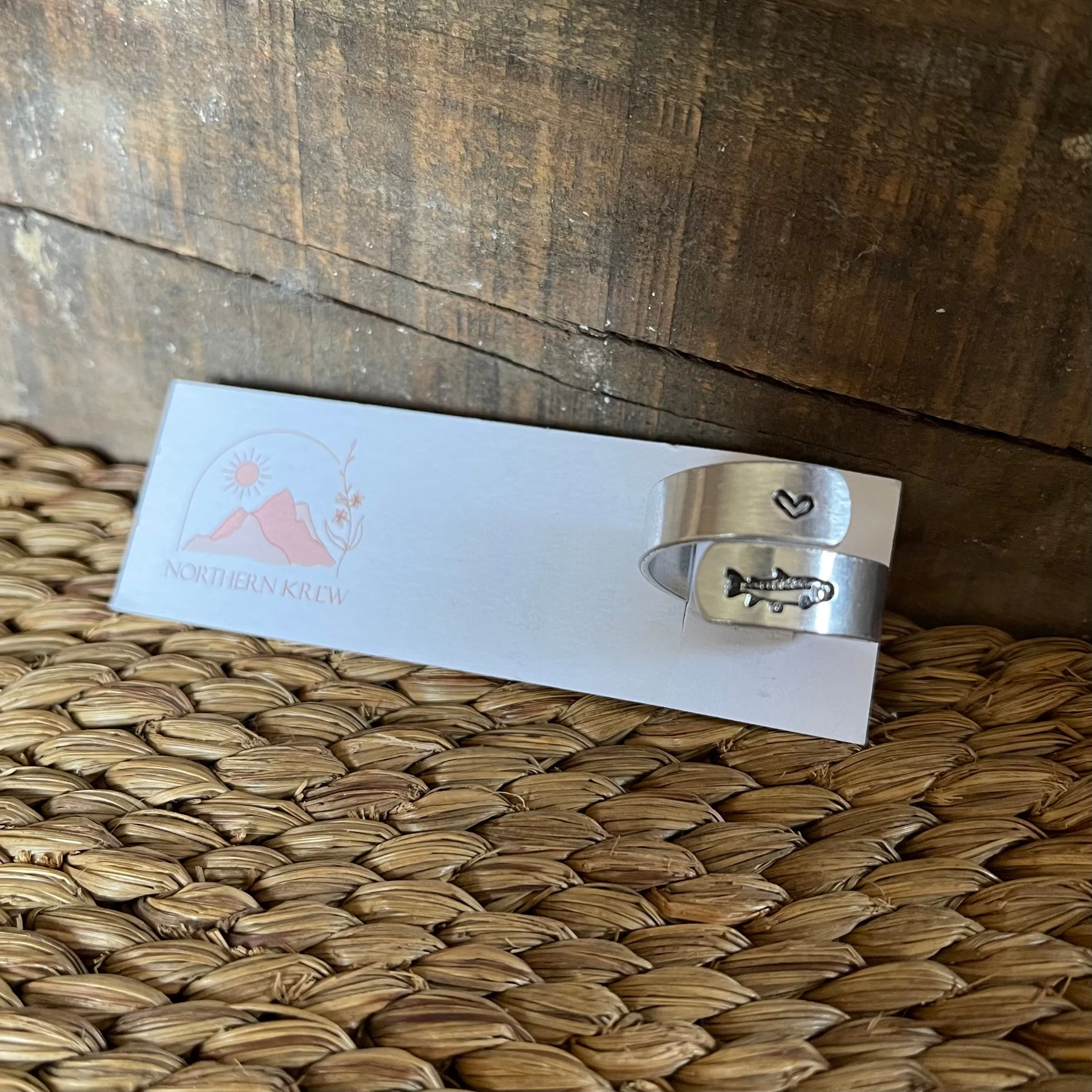 Stamped Wrap Rings
