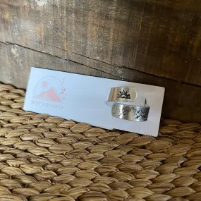 Stamped Wrap Rings