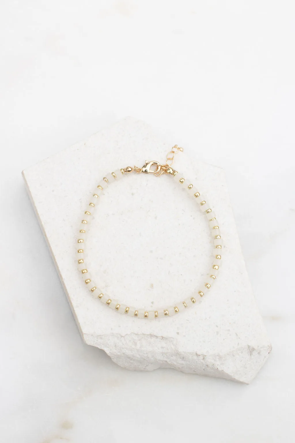Stone Bead Anklet