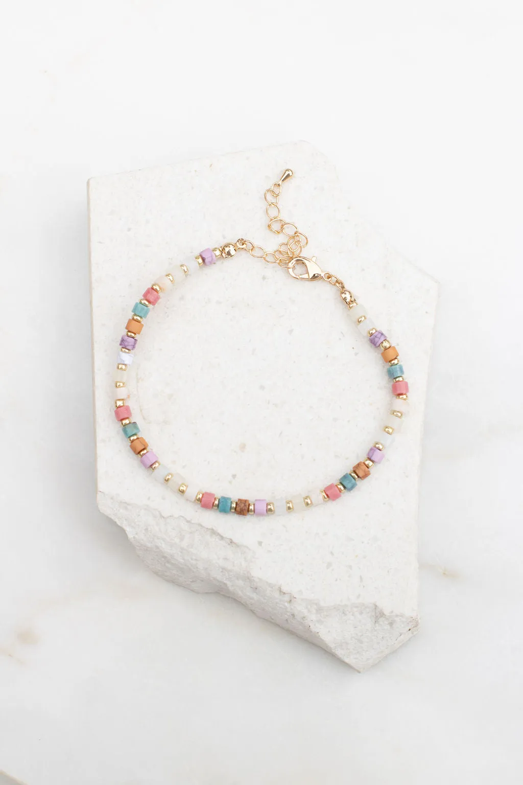 Stone Bead Anklet