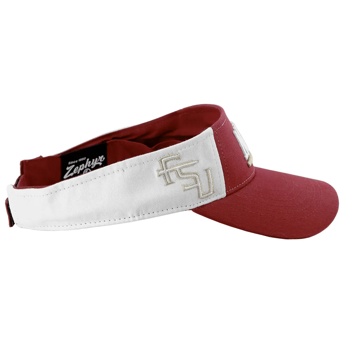 Zephyr Noles Adjustable Visor - Garnet